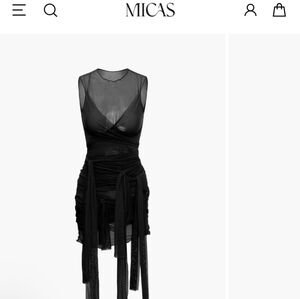 NWT wrap dress MICAS